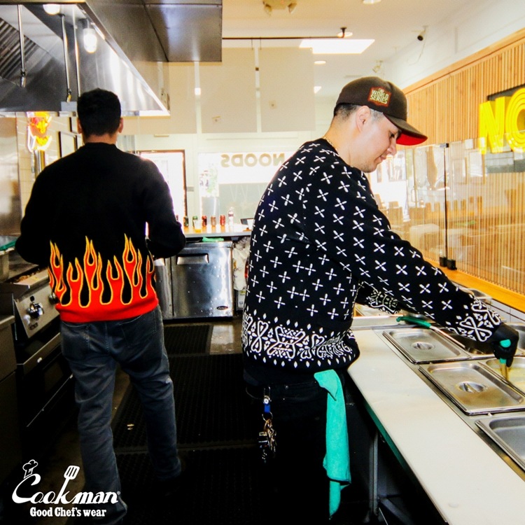 �����ǥ����� Knitted Cardigan Flame Black