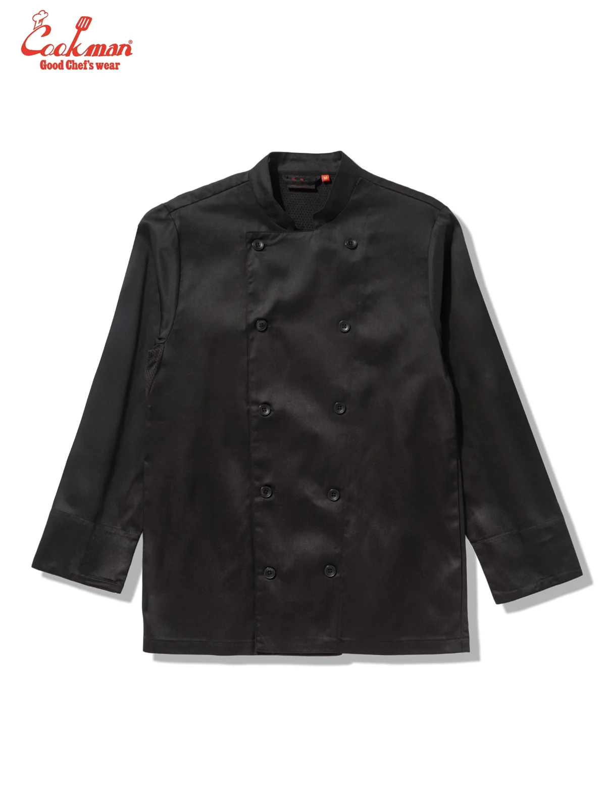 �����ե����� Chef Coat Long Sleeve Vented Black
