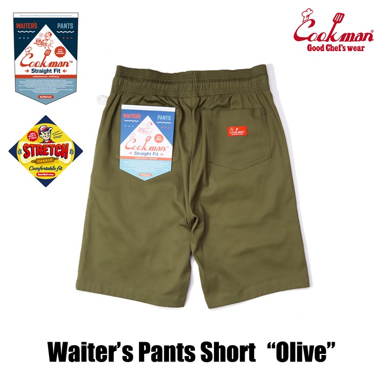 �������������ѥ�� Waiter's Pants Short Olive