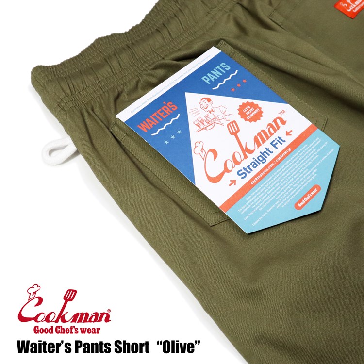 �������������ѥ�� Waiter's Pants Short Olive
