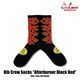 ���å��� Rib Crew Socks Afterburner Black Red
