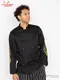 �����ե����� Chef Coat Long Sleeve Vented Gril Black