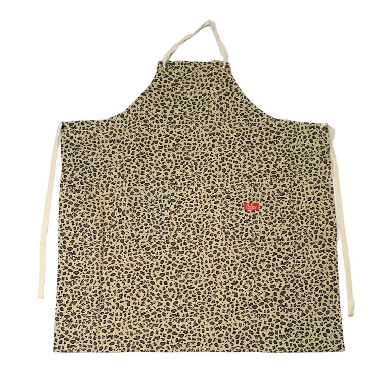 ���󥰥��ץ��� Long Apron Leopard