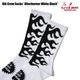 ���å��� Rib Crew Socks Afterburner White Black