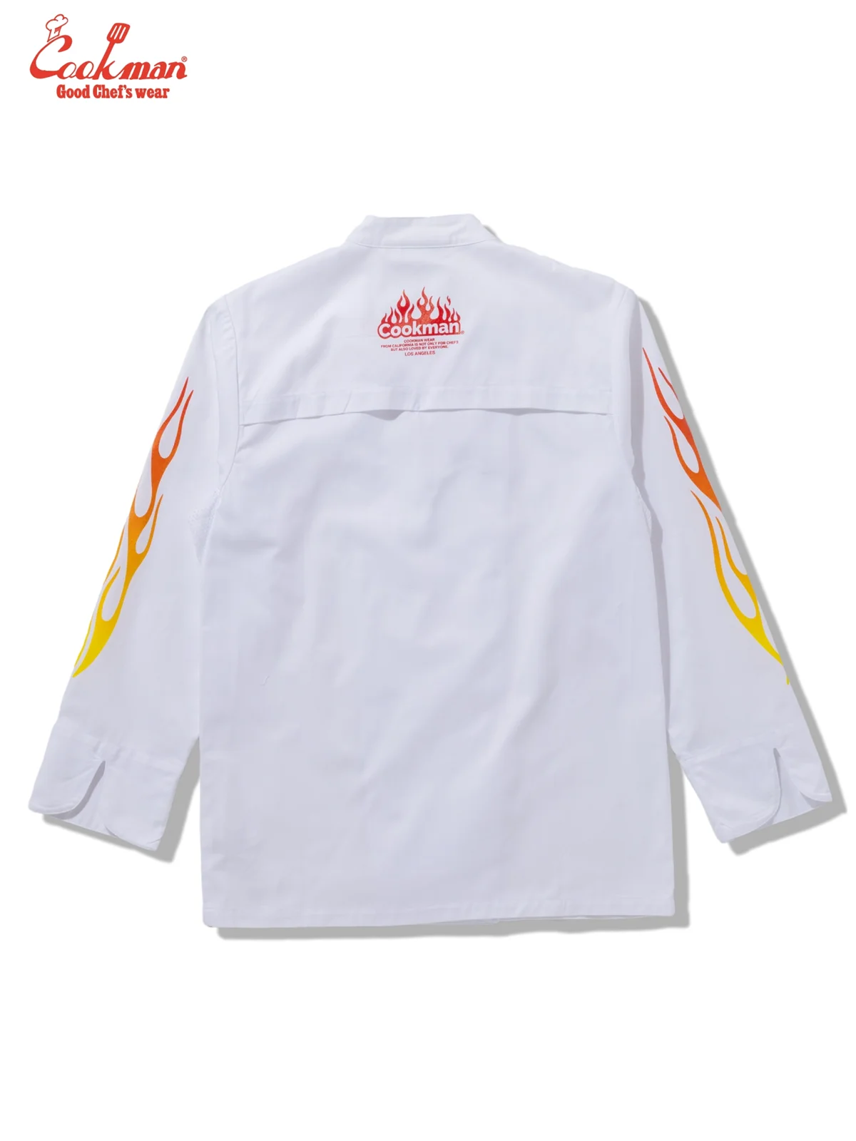 �����ե����� Chef Coat Long Sleeve Vented Gril White