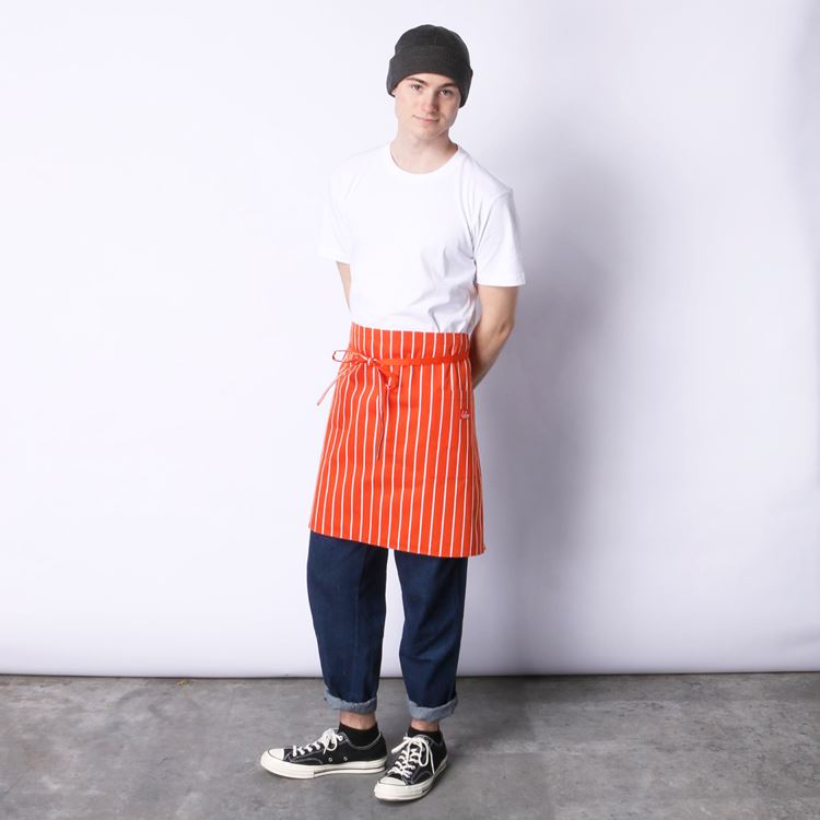 ȥץ Waist Apron Stripe Orange