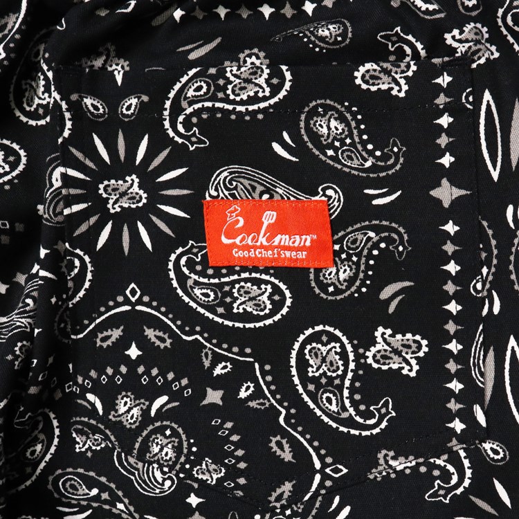 �������������ѥ�� Waiter's Pants Short Paisley Black