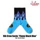 ���å��� Rib Crew Socks Flame Black Blue