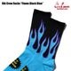 ���å��� Rib Crew Socks Flame Black Blue