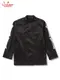 �����ե����� Chef Coat Long Sleeve Vented Skull Bone Black