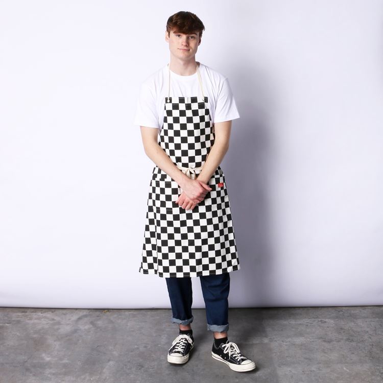 ���ץ��� Long Apron Checker