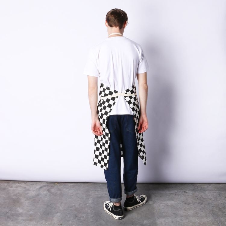 ���ץ��� Long Apron Checker