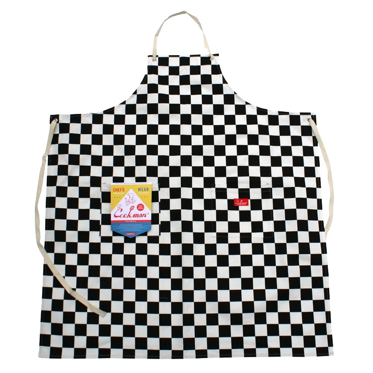 ���ץ��� Long Apron Checker