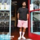 �����եѥ�� Chef Pants Short Gingham Red