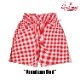 �����եѥ�� Chef Pants Short Gingham Red