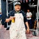 ���󥰥��ץ��� Long Apron Sauce Splash