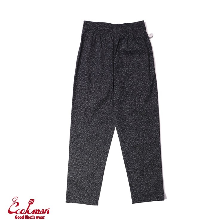 եѥ Chef Pants Black Leopard