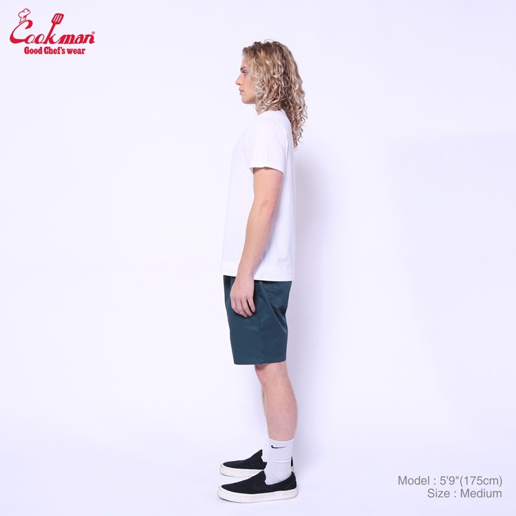 եѥ Chef Pants Short Lincoln Green