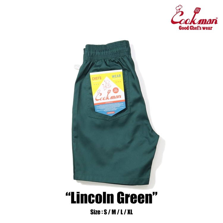 եѥ Chef Pants Short Lincoln Green