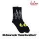 ���å��� Rib Crew Socks Flame Black Black