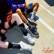 ���å��� Rib Crew Socks Flame Black Black