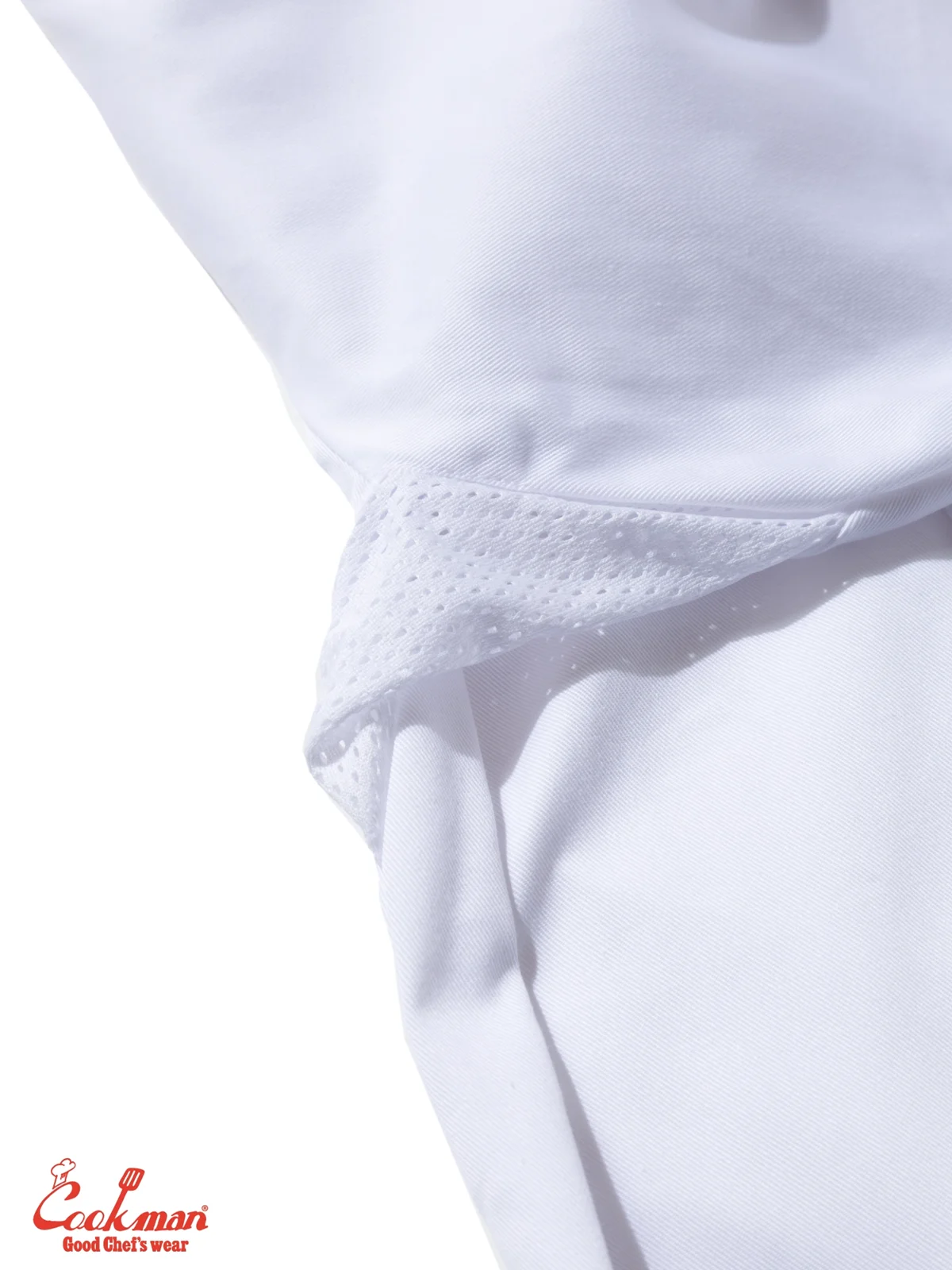 �����ե����� Chef Coat Long Sleeve Vented Skull Bone White