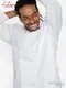 �����ե����� Chef Coat Long Sleeve Vented Skull Bone White