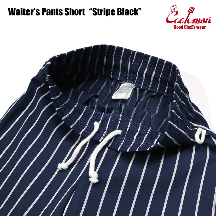 ѥ Waiter's Pants Short Stripe Navy