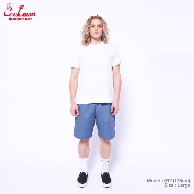 եѥ Chef Pants Short Air Force Blue