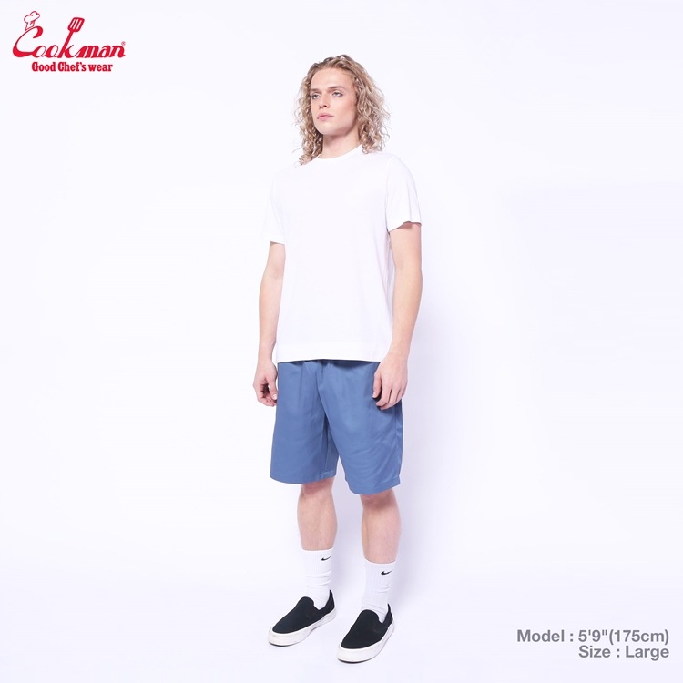 եѥ Chef Pants Short Air Force Blue