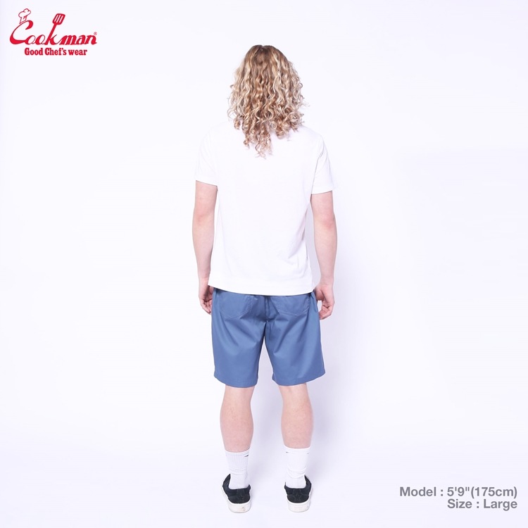 եѥ Chef Pants Short Air Force Blue