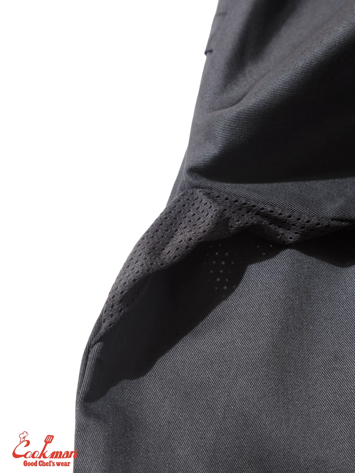 �����ե����� Chef Coat Long Sleeve Vented Cutlery Black