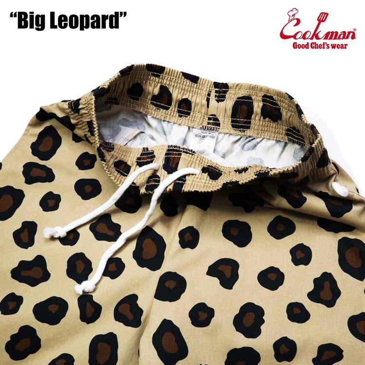 եѥ Chef Pants Short Big Leopard