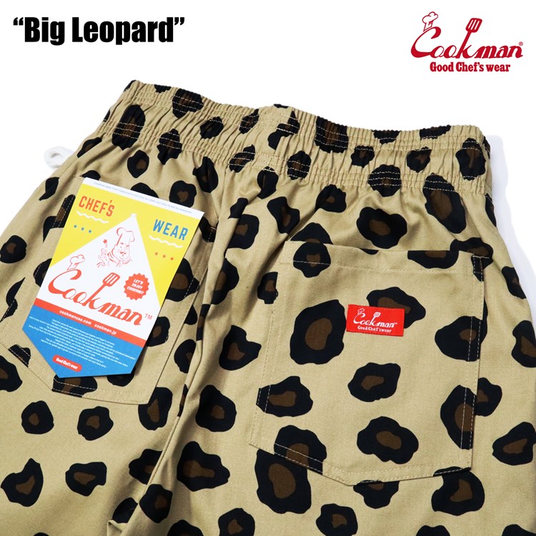 եѥ Chef Pants Short Big Leopard