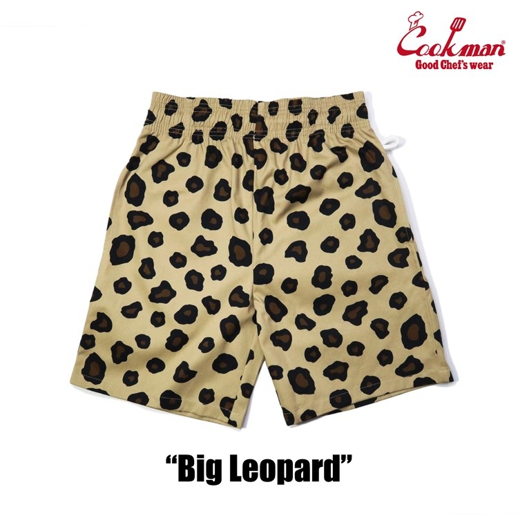 եѥ Chef Pants Short Big Leopard