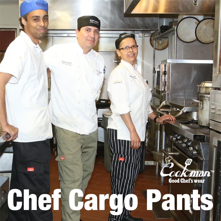 �����եѥ�� Chef Pants Cargo Stripe Black