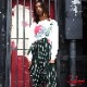 С Fisherman's Bib Overall Stripe Dark Green