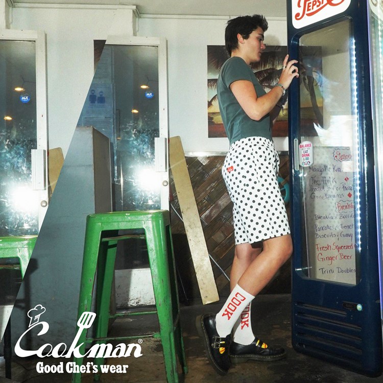 �����եѥ�� Chef Pants Short Dots White