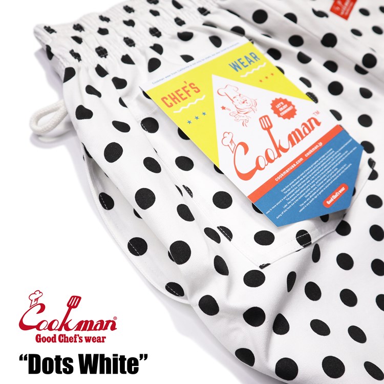 �����եѥ�� Chef Pants Short Dots White