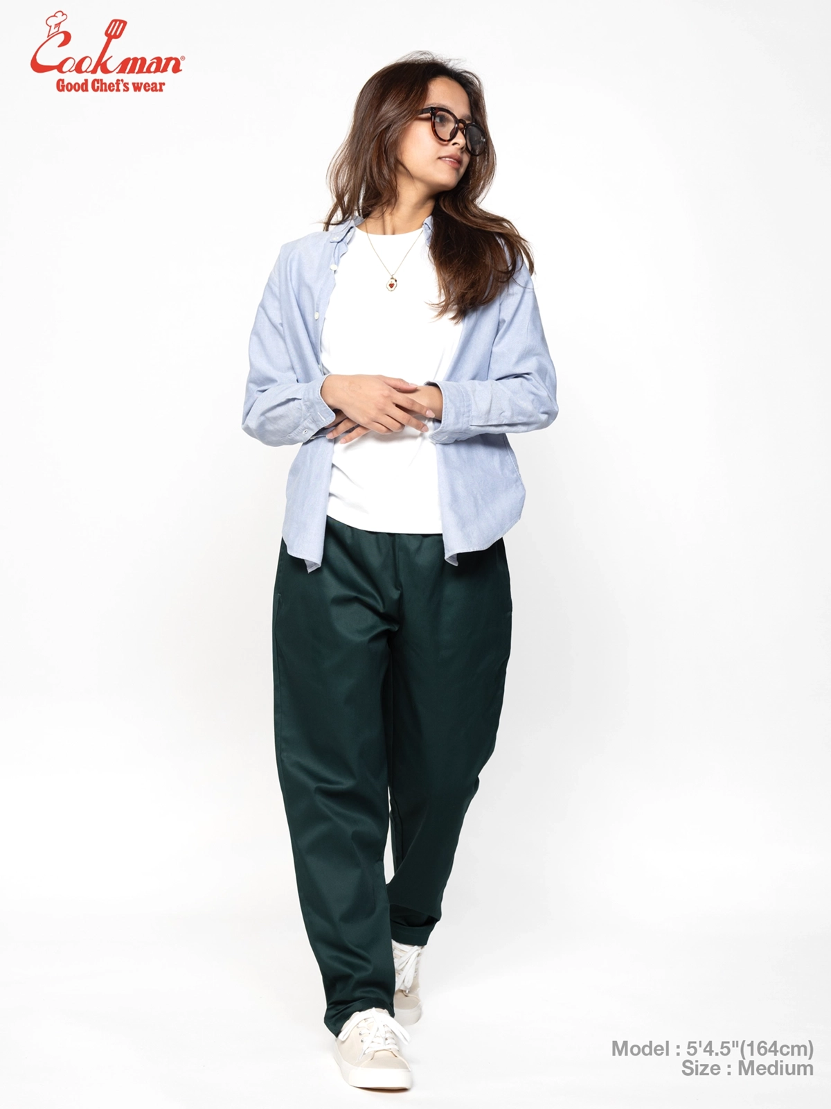 �����եѥ�� Chef Pants Dark Green