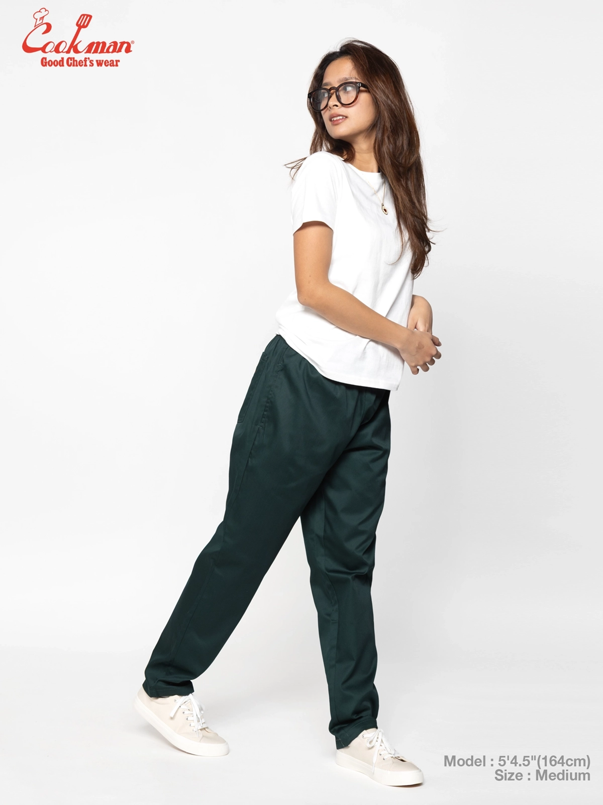 �����եѥ�� Chef Pants Dark Green