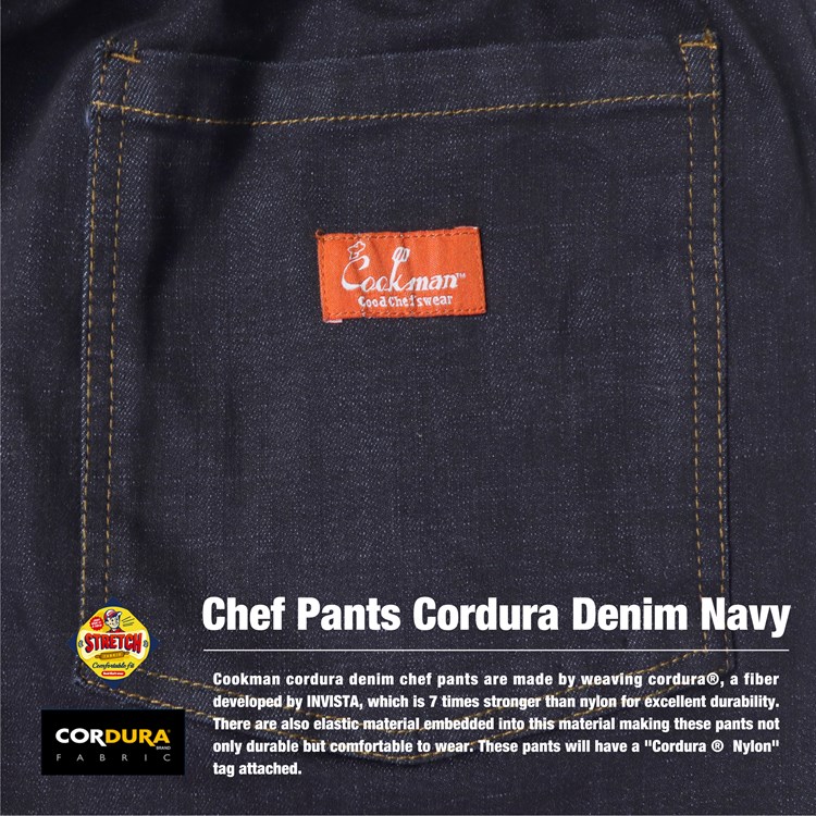 �����եѥ�� Chef Pants Cordura Denim Navy