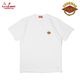 Embroidery T FAT BURGER Logo White