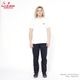 Embroidery T FAT BURGER Logo White