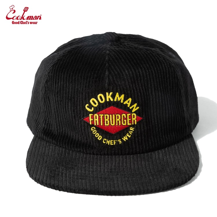 ����å� Low Cap FAT Corduroy Black