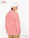 �����ե����� Chef Coat Long Sleeve Vented Gingham Red