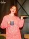 �����ե����� Chef Coat Long Sleeve Vented Gingham Red