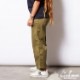 �磻�ɥ����եѥ�� Wide Chef Pants Khaki