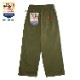 �磻�ɥ����եѥ�� Wide Chef Pants Khaki