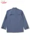 �����ե����� Chef Coat Long Sleeve Vented Chambray Blue